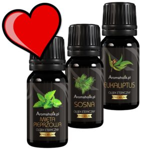 Zestaw Zdrowotny - Sosna, Eukaliptus, Mięta pieprzowa