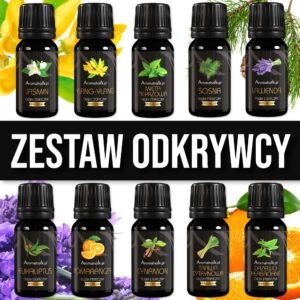 Zestaw Odkrywcy - 10 Naturalnych Olejków Eterycznych Aromaholik